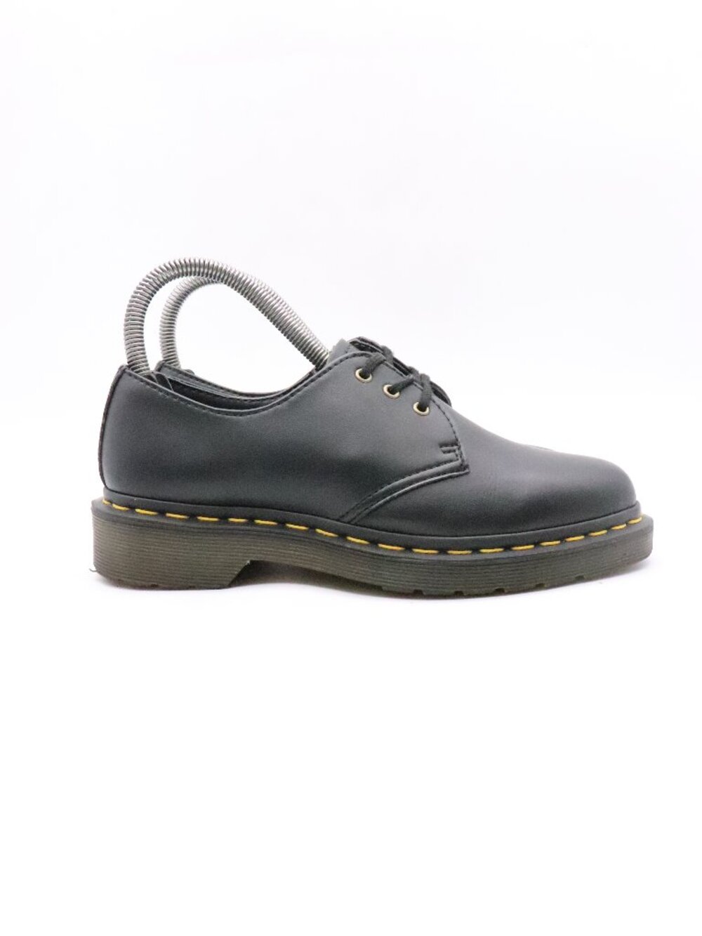 Doc Dr. Martens 14046 Women's Size  5 Black Vegan Leather Derby Casual Shoe